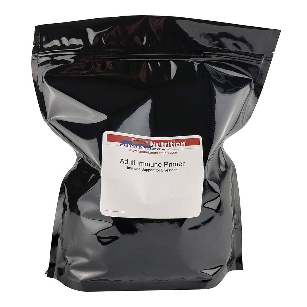 Adult Immune Primer Support for Livestock can increase the animal's reponse to antibiotics and is our only antiviral agent available for practical field application.