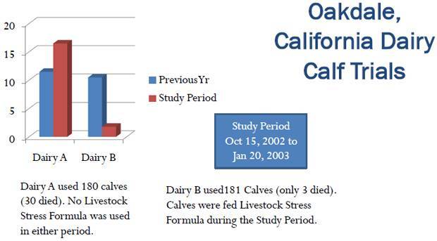 Dairy Calf Trials Graph