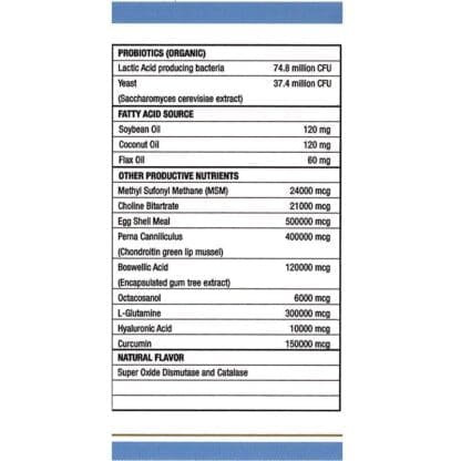 Vet Immune P Powder. This pain management formula is designed for middle-aged to senior dogs or cats.