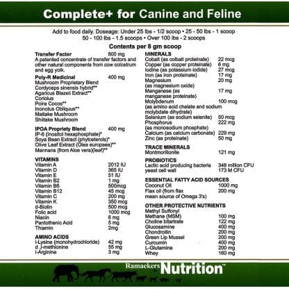 Complete Plus Immune Support Powder