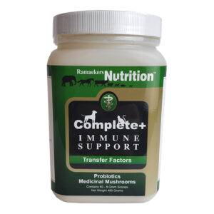 Complete+ Immune Support Powder was developed as a daily supplement for dogs and cats.