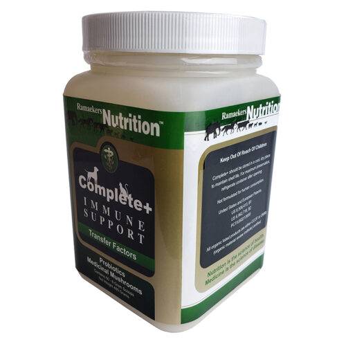 Complete+ Immune Support Powder was developed as a daily supplement for dogs and cats.