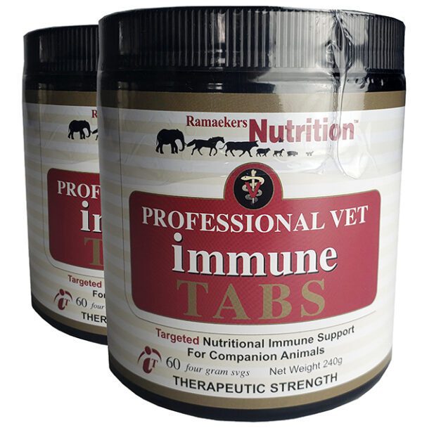 Professional Vet Immune Powder, formulated for therapeutic use in animals as an adjunct to chemotherapy, surgery, or radiation.
