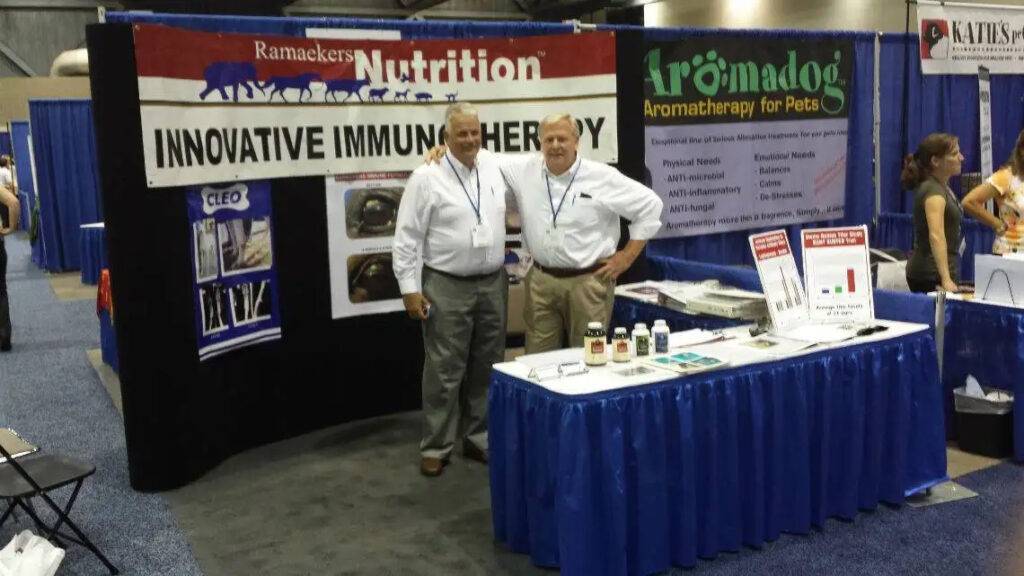 Dr. Bob Mcclung and Dr. Bill Burlingame. 2013 American Holistic Veterinary Medical Association Convention
