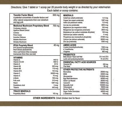 Vet Immune Professional Tabs.